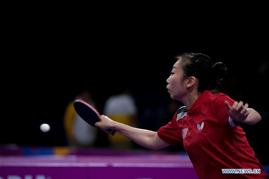(SP)PERU-LIMA-PAN AMERICAN GAMES 2019-TABLE TENNIS-WOMEN'S SINGLES FINAL