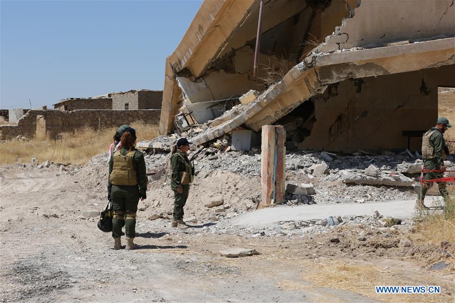 IRAQ-SINJAR-YAZIDI TEAM-DEMINING