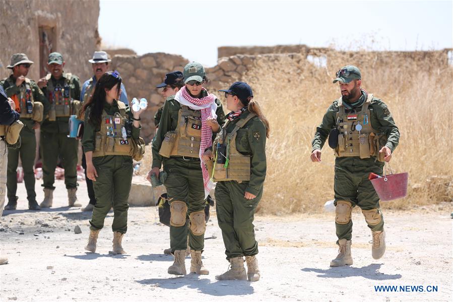 IRAQ-SINJAR-YAZIDI TEAM-DEMINING