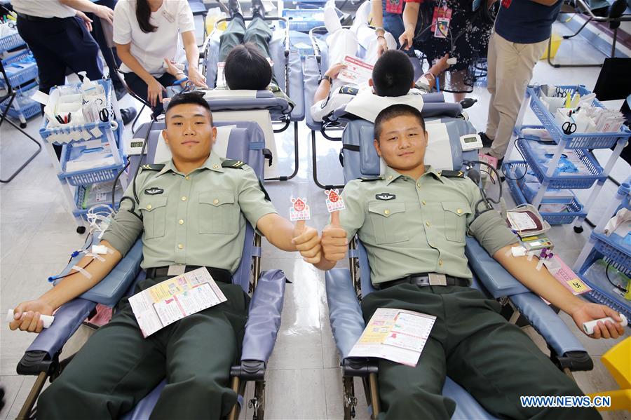 CHINA-HONG KONG-PLA-BLOOD DONATION(CN)