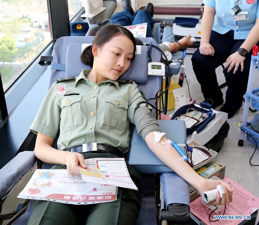 CHINA-HONG KONG-PLA-BLOOD DONATION(CN)