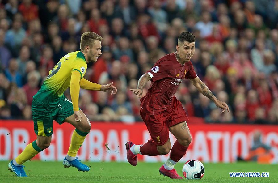 (SP) BRITAIN-LIVERPOOL-FOOTBALL-ENGLISH PREMIER LEAGUE-LIVERPOOL VS NORWICH CITY