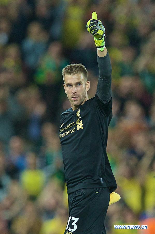 (SP) BRITAIN-LIVERPOOL-FOOTBALL-ENGLISH PREMIER LEAGUE-LIVERPOOL VS NORWICH CITY