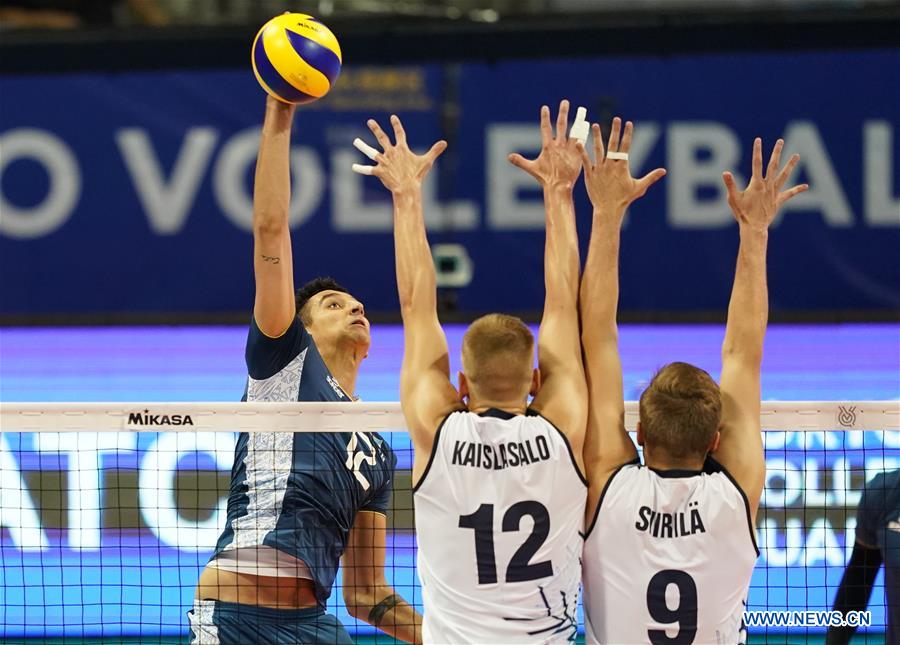 (SP)CHINA-NINGBO-FIVB-TOKYO VOLLEYBALL QUALIFICATION-FIN VS ARG(CN)