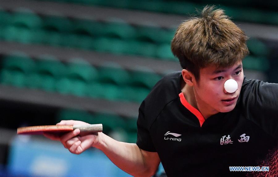 (SP)CHINA-TAIYUAN-2ND YOUTH GAMES-TABLE TENNIS-MEN'S TEAM QUALIFICATION(CN)