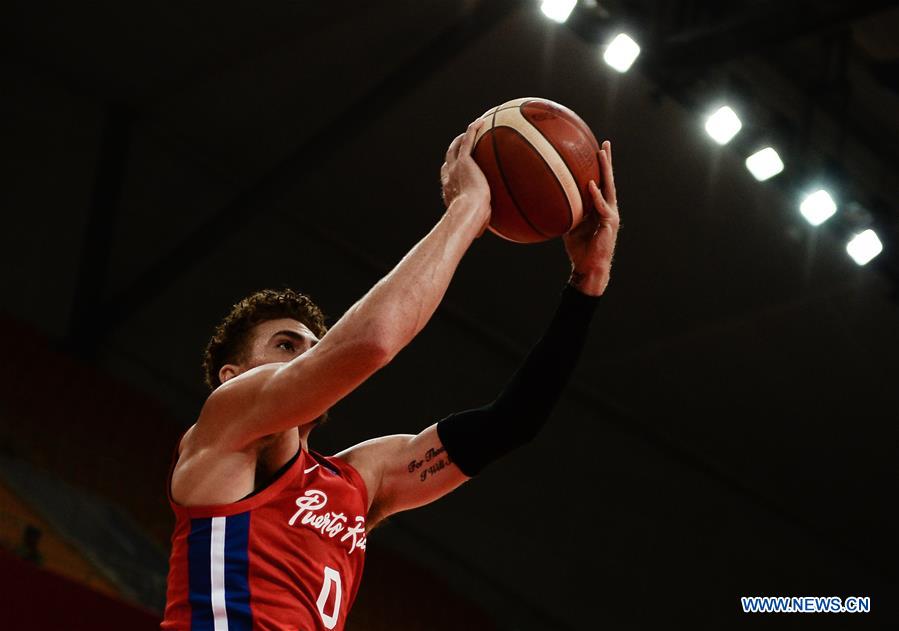 (SP)CHINA-KUNSHAN-BASKETBALL-INTERNATIONAL MEN'S CHALLENGE-CROATIA VS PUERTO RICA(CN)