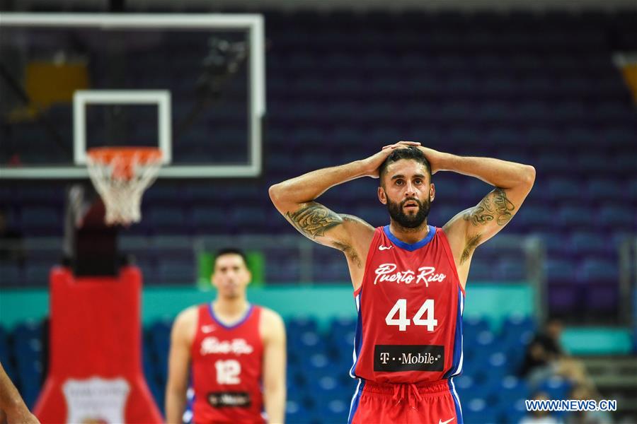 (SP)CHINA-KUNSHAN-BASKETBALL-INTERNATIONAL MEN'S CHALLENGE-CROATIA VS PUERTO RICA(CN)