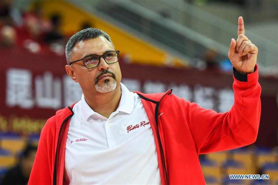 (SP)CHINA-KUNSHAN-BASKETBALL-INTERNATIONAL MEN'S CHALLENGE-CROATIA VS PUERTO RICA(CN)