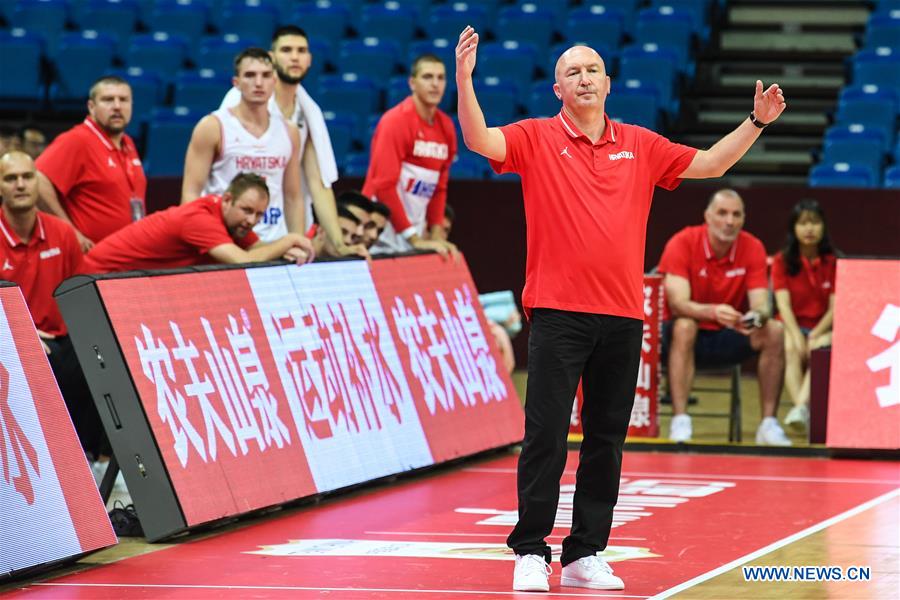 (SP)CHINA-KUNSHAN-BASKETBALL-INTERNATIONAL MEN'S CHALLENGE-CROATIA VS PUERTO RICA(CN)