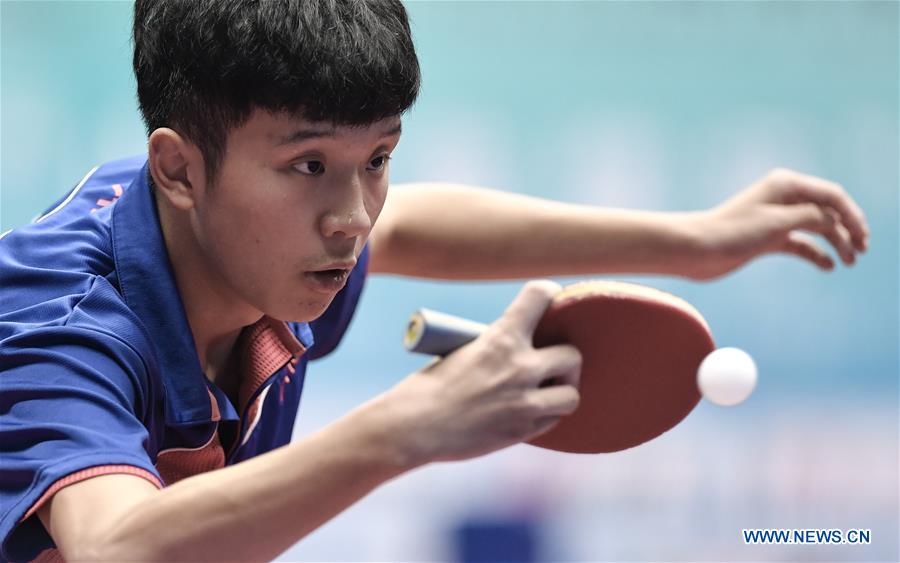 (SP)CHINA-TAIYUAN-2ND YOUTH GAMES-TABLE TENNIS-MEN'S TEAM QUALIFICATION(CN)