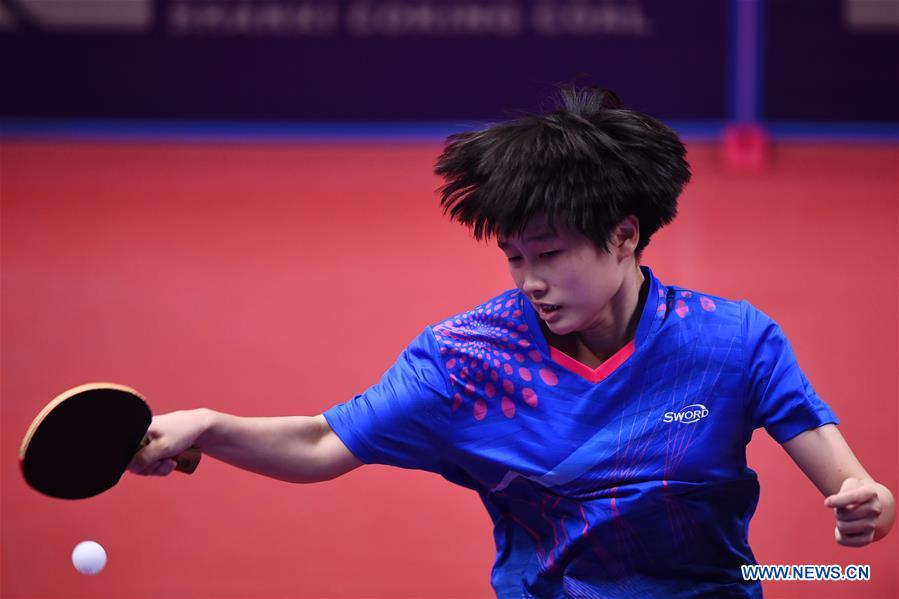 (SP)CHINA-TAIYUAN-2ND YOUTH GAMES-TABLE TENNIS-WOMEN'S TEAM QUALIFICATION(CN)