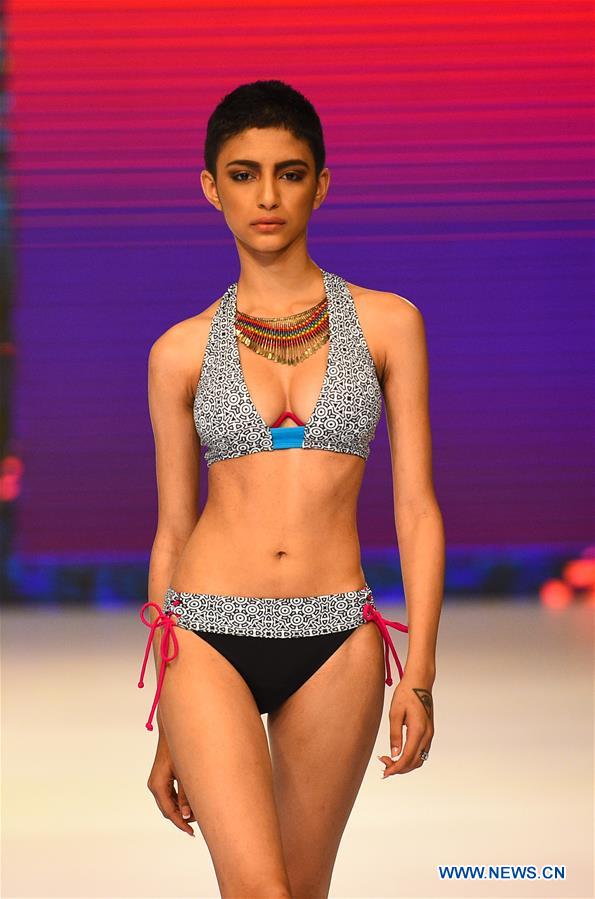 Swimwear collections presented at Olu Swim Week in Sri Lanka Xinhua English.news.cn