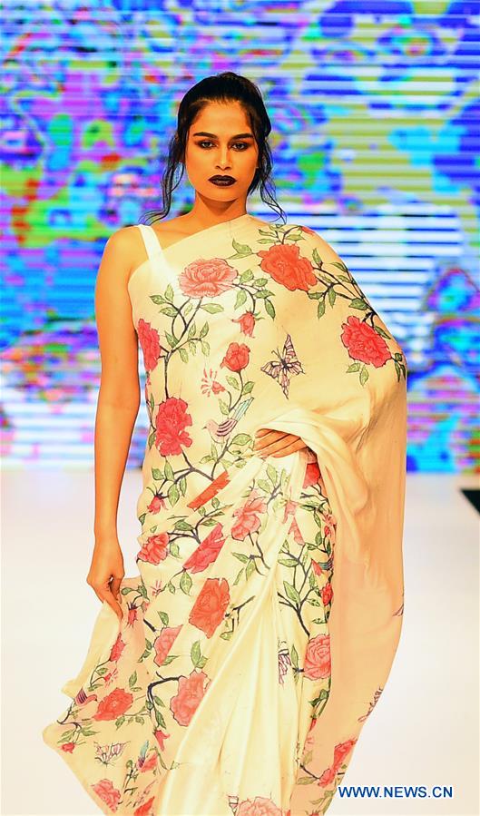 Swimwear collections presented at Olu Swim Week in Sri Lanka Xinhua