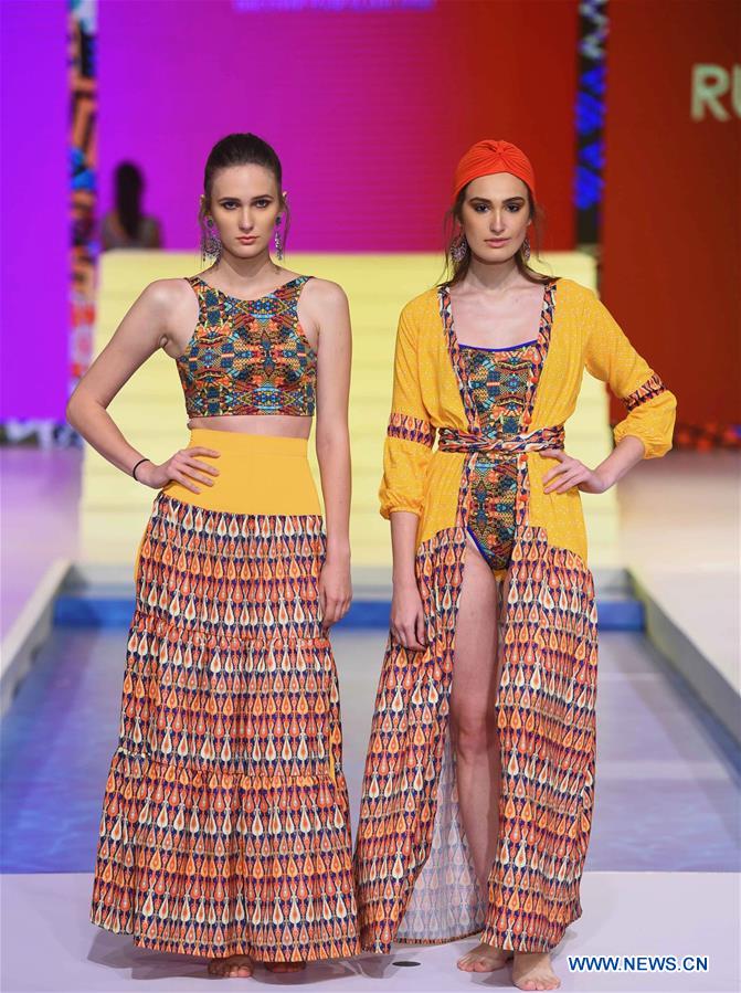 Swimwear collections presented at Olu Swim Week in Sri Lanka Xinhua English.news.cn