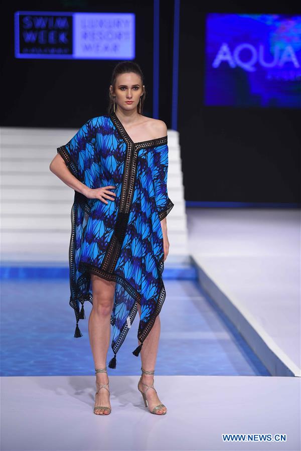 Swimwear collections presented at Olu Swim Week in Sri Lanka Xinhua English.news.cn