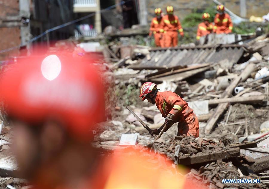 CHINA-ZHEJIANG-LANDSLIDE-RESCUE (CN)