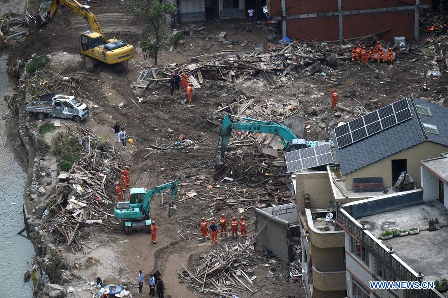 CHINA-ZHEJIANG-LANDSLIDE-RESCUE (CN)