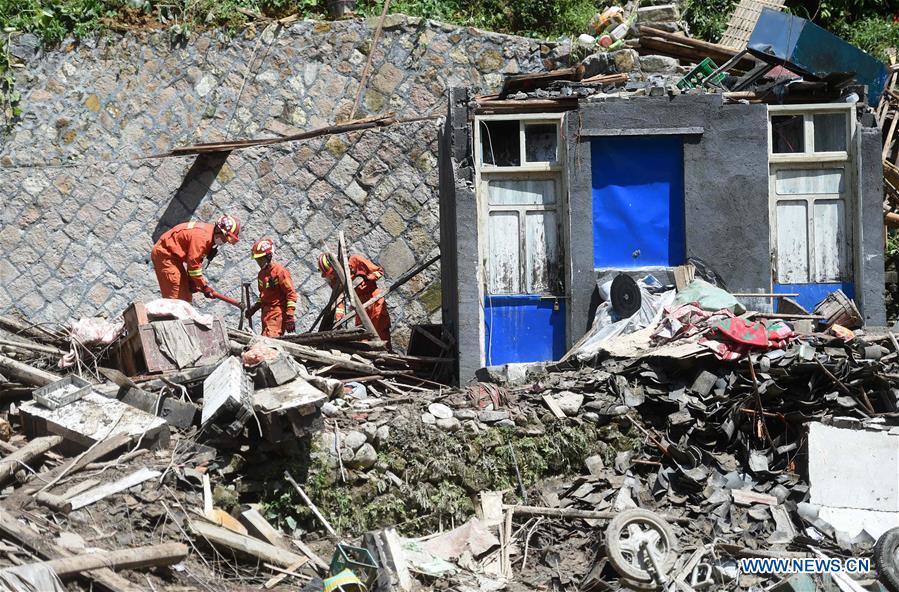 CHINA-ZHEJIANG-LANDSLIDE-RESCUE (CN)