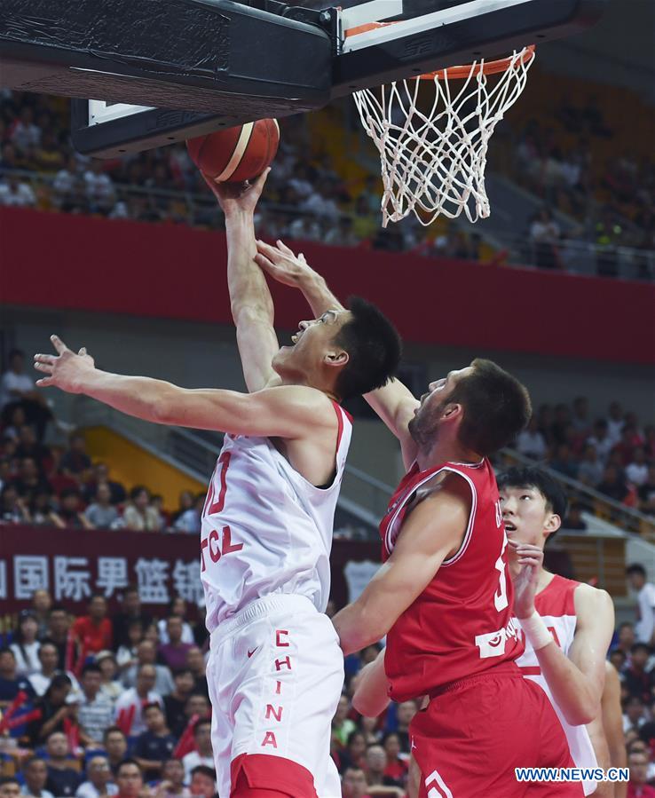(SP)CHINA-KUNSHAN-BASKETBALL-INTERNATIONAL MEN'S CHALLENGE-CHINA VS CROATIA(CN)