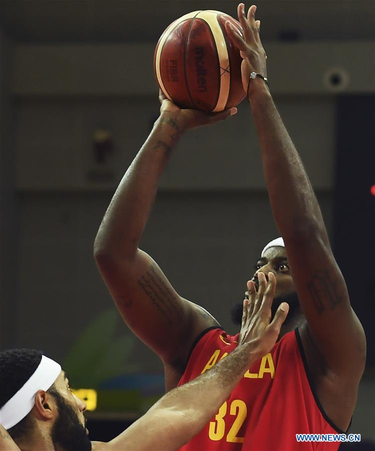 (SP)CHINA-KUNSHAN-BASKETBALL-INTERNATIONAL MEN'S CHALLENGE-PUERTO RICO VS ANGOLA(CN)