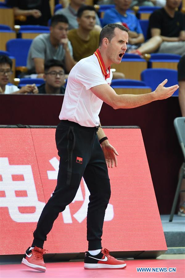 (SP)CHINA-KUNSHAN-BASKETBALL-INTERNATIONAL MEN'S CHALLENGE-PUERTO RICO VS ANGOLA(CN)