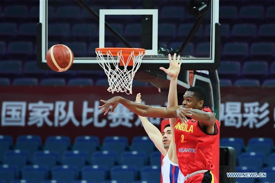 (SP)CHINA-KUNSHAN-BASKETBALL-INTERNATIONAL MEN'S CHALLENGE-PUERTO RICO VS ANGOLA(CN)