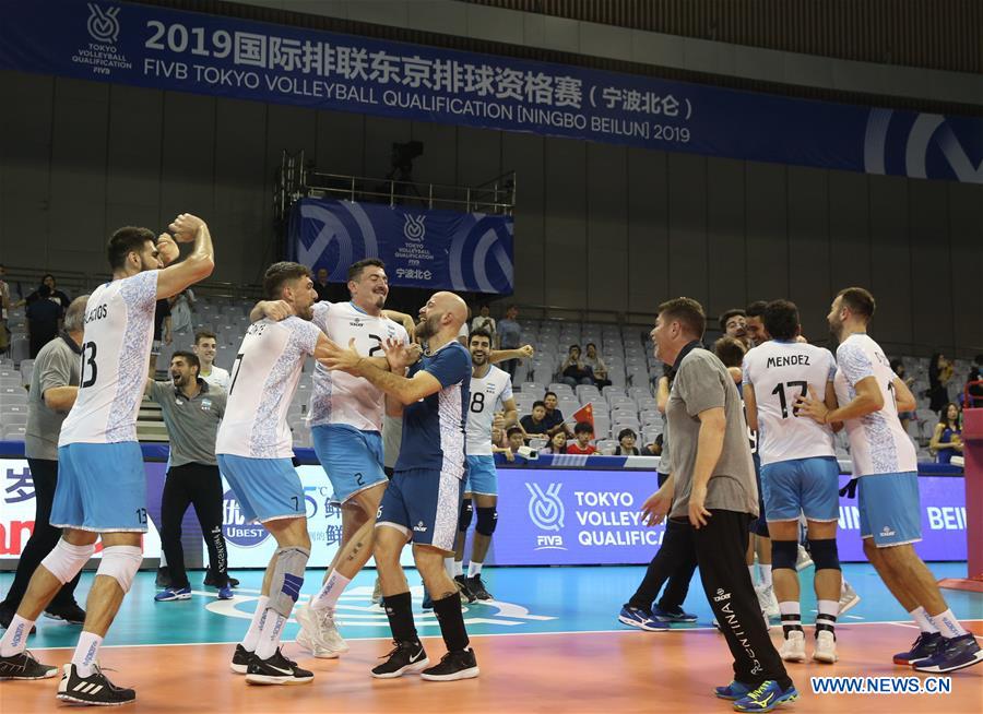 (SP)CHINA-NINGBO-FIVB-TOKYO VOLLEYBALL QUALIFICATION-FIN VS CAN (CN)