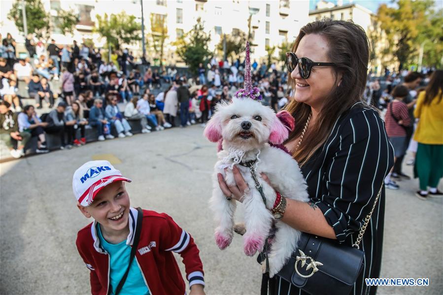 RUSSIA-MOSCOW-DOG-PARTY