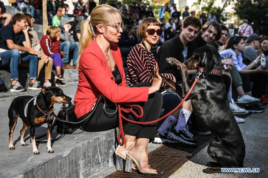 RUSSIA-MOSCOW-DOG-PARTY