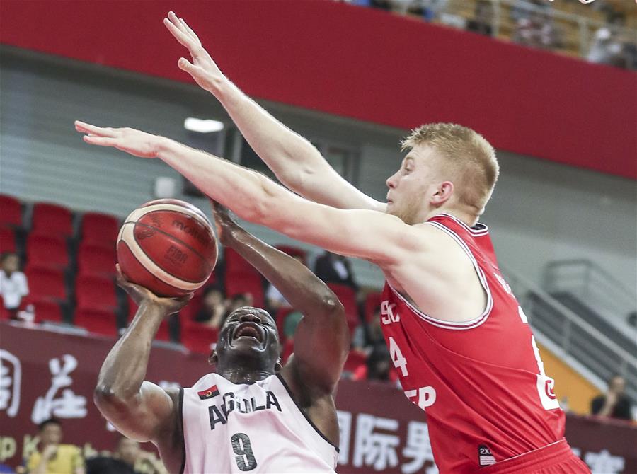 (SP)CHINA-KUNSHAN-INTERNATIONAL MEN'S BASKETBALL CHANLLENGE-ANGOLA VS CROATIA(CN)