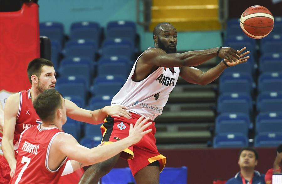 (SP)CHINA-KUNSHAN-INTERNATIONAL MEN'S BASKETBALL CHANLLENGE-ANGOLA VS CROATIA(CN)