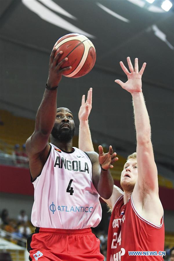 (SP)CHINA-KUNSHAN-INTERNATIONAL MEN'S BASKETBALL CHANLLENGE-ANGOLA VS CROATIA(CN)