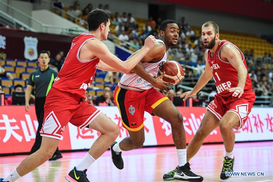 (SP)CHINA-KUNSHAN-INTERNATIONAL MEN'S BASKETBALL CHANLLENGE-ANGOLA VS CROATIA(CN)