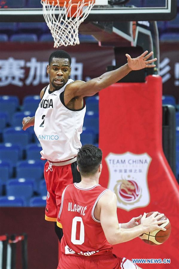 (SP)CHINA-KUNSHAN-INTERNATIONAL MEN'S BASKETBALL CHANLLENGE-ANGOLA VS CROATIA(CN)