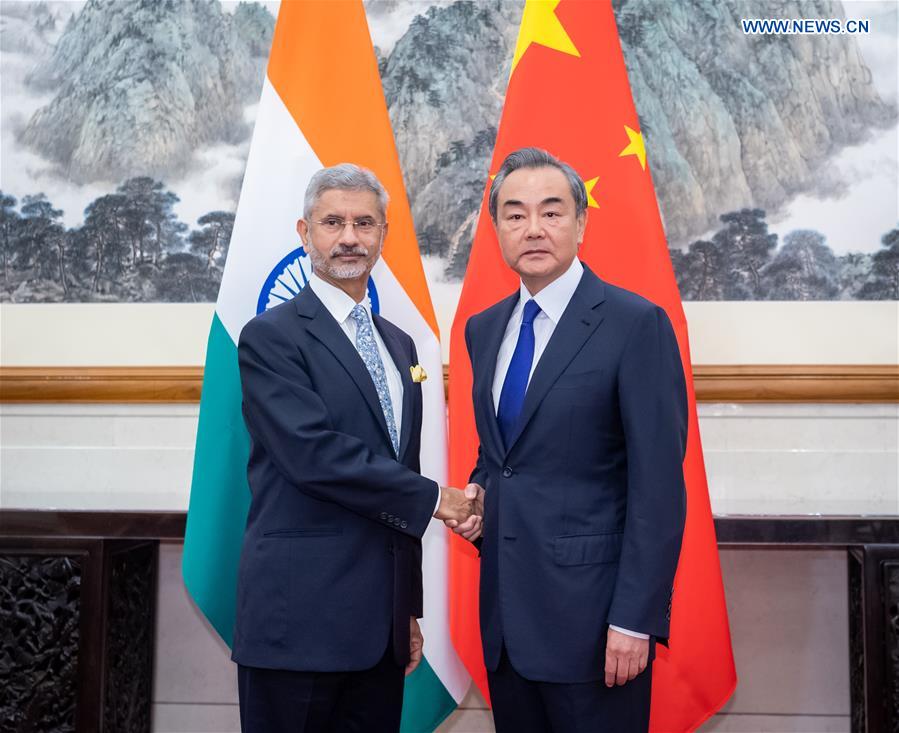 CHINA-BEIJING-WANG YI-INDIAN EXTERNAL AFFAIRS MINISTER-TALKS (CN)