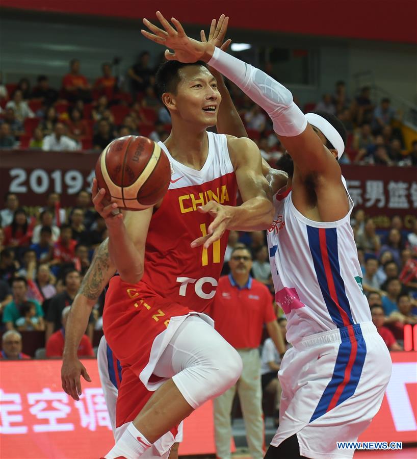 (SP)CHINA-KUNSHAN-INTERNATIONAL MEN'S BASKETBALL CHALLENGE-CHINA VS PUERTO RICO(CN)