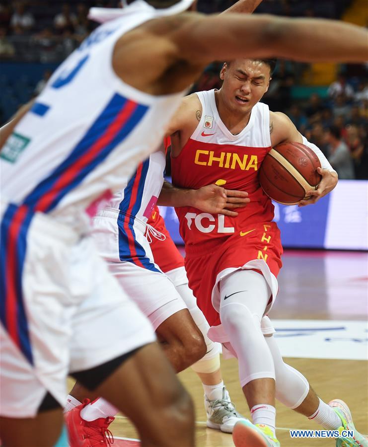 (SP)CHINA-KUNSHAN-INTERNATIONAL MEN'S BASKETBALL CHALLENGE-CHINA VS PUERTO RICO(CN)