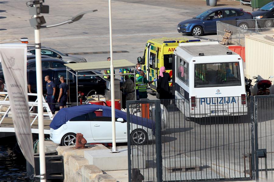 MALTA-FLORIANA-MIGRANTS-EVACUATION