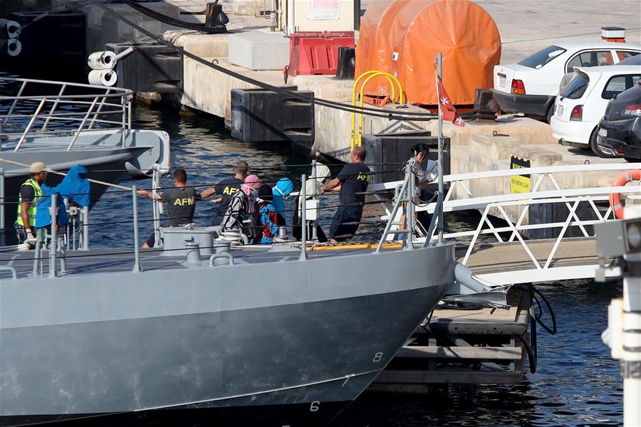 MALTA-FLORIANA-MIGRANTS-EVACUATION