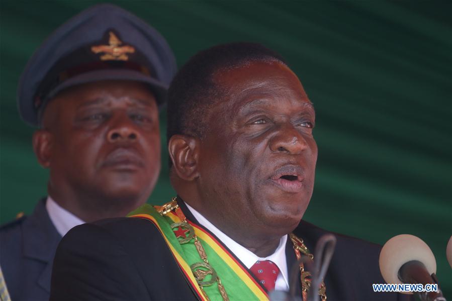 ZIMBABWE-HARARE-PRESIDENT-MNANGAGWA-HEROES DAY