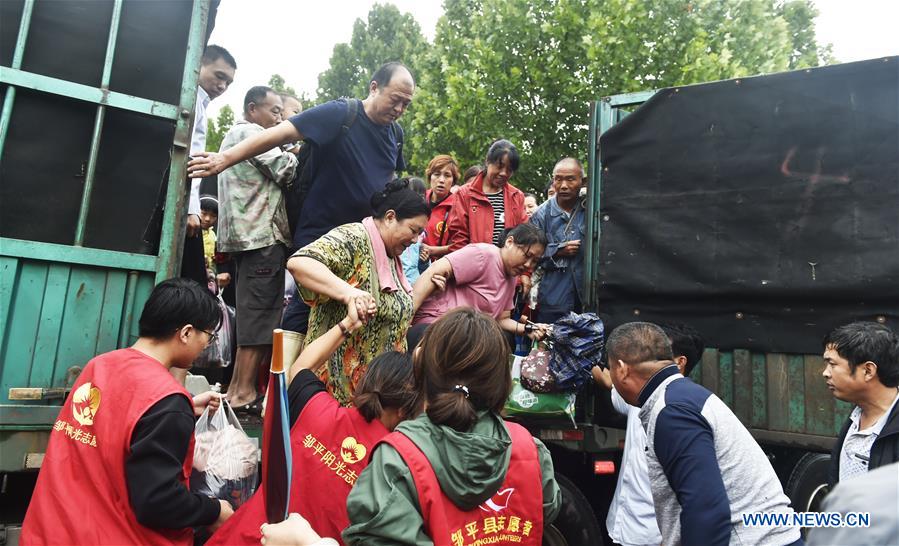 CHINA-SHANDONG-TYPHOON LEKIMA-RELOCATION (CN)