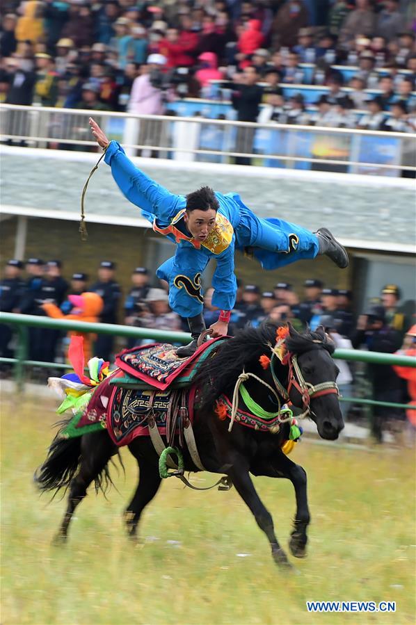 CHINA-GANSU-MAQU-HORSE RACING-OPENING (CN)