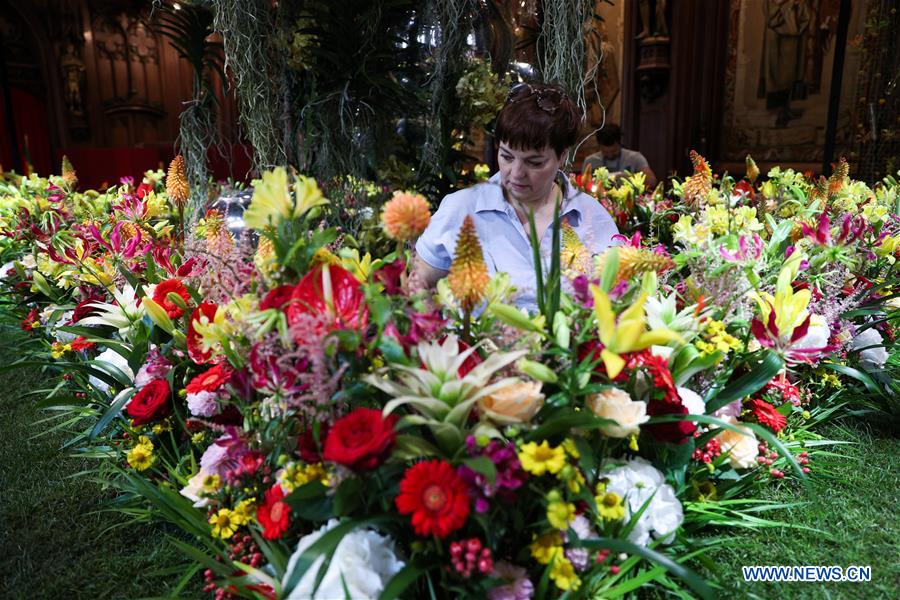 BELGIUM-BRUSSELS-FLOWERTIME-EXHIBITION