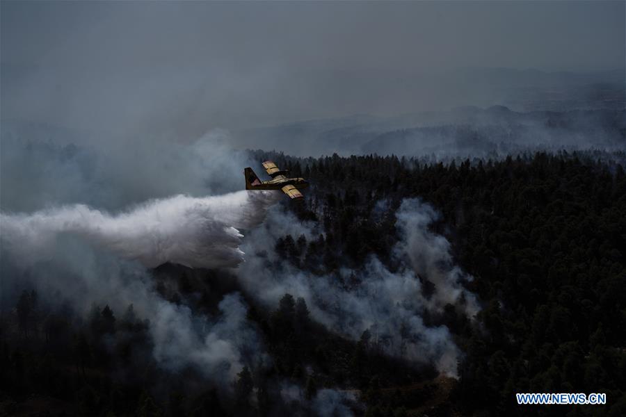GREECE-EVIA-WILDFIRE
