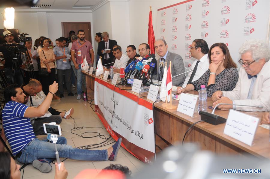 TUNISIA-TUNIS-PRESIDENTIAL ELECTIONS-PRESS CONFERENCE