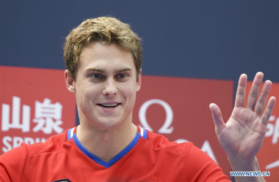 (SP)SINGAPORE-FINA-SWIMMING-WORLD CUP-PRESS CONFERENCE