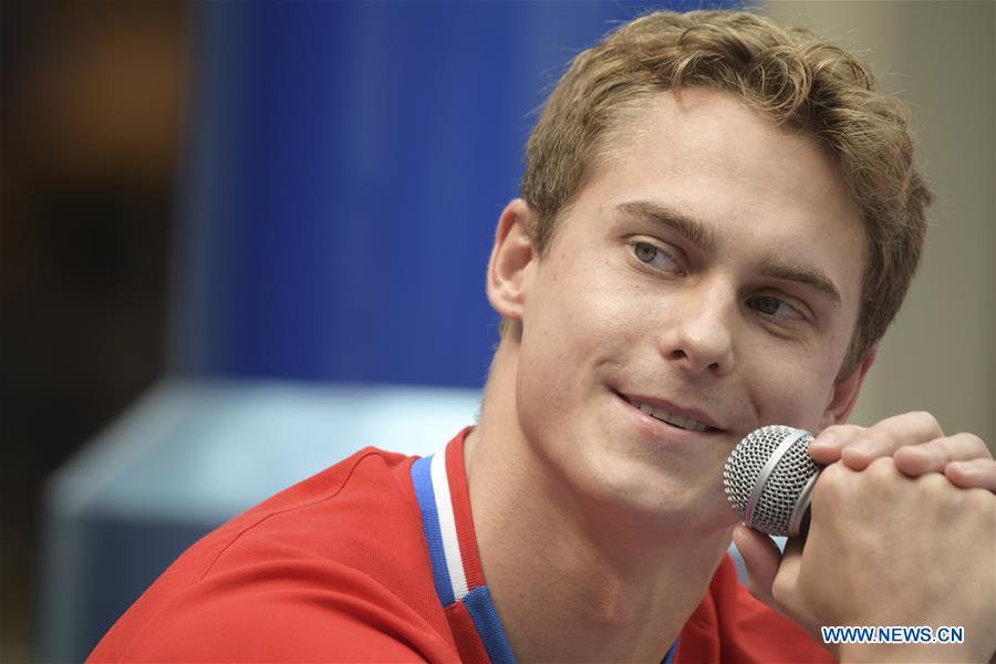 (SP)SINGAPORE-FINA-SWIMMING-WORLD CUP-PRESS CONFERENCE