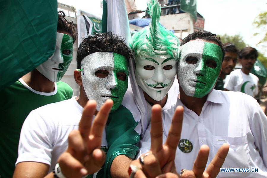 PAKISTAN-KARACHI-INDEPENDENCE DAY-CELEBRATIONS