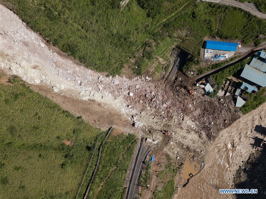CHINA-SICHUAN-GANLUO-ROCK COLLAPSE-AFTERMATH (CN)