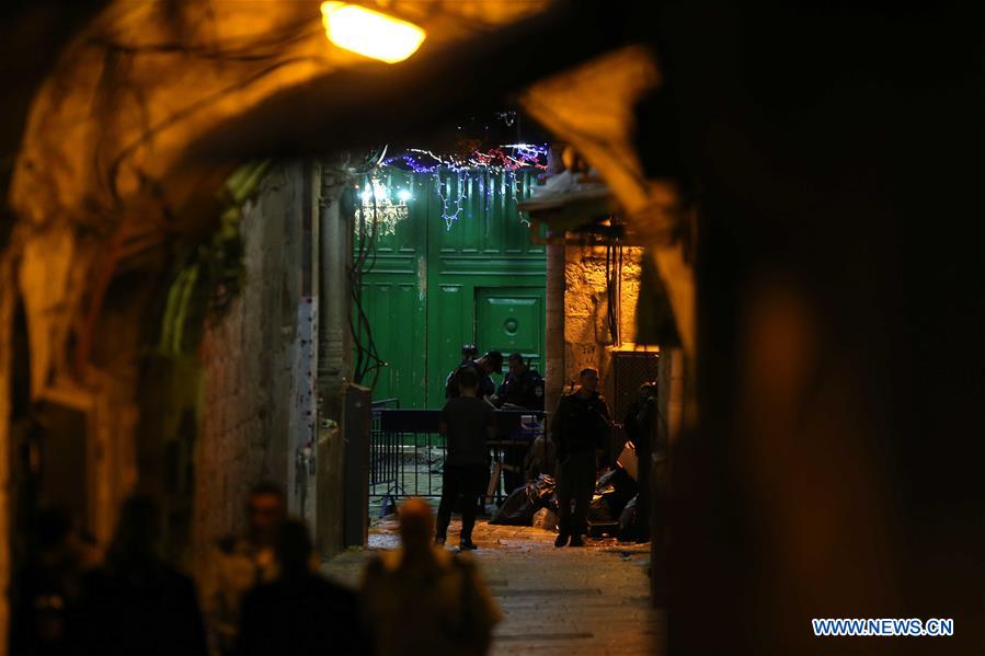 MIDEAST-JERUSALEM-OLD CITY-ATTACK